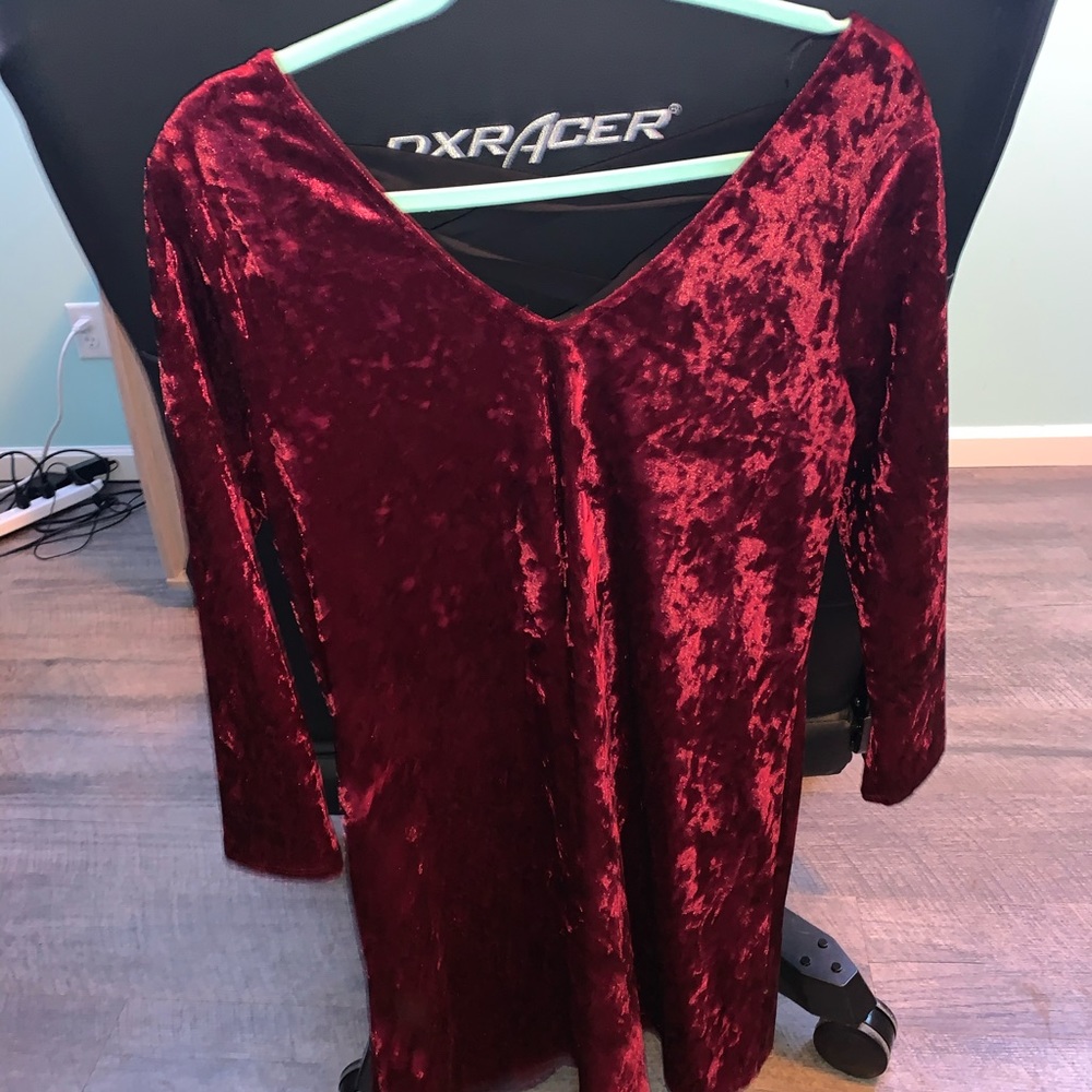 Red Velvet dress